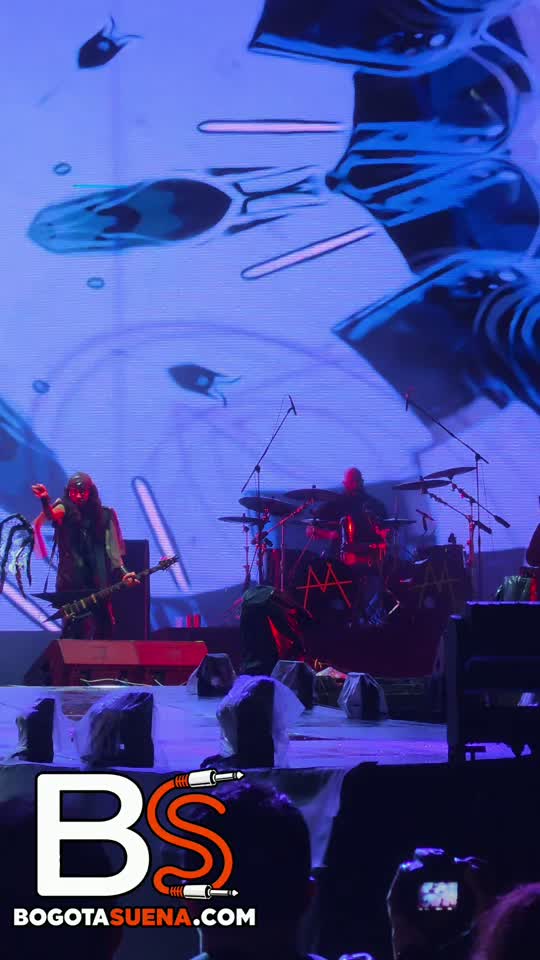 Video vertical de Ministry en Escenario Plaza, Parque Simón Bolívar, Bogotá, Colombia, 12 de octubre de 2026