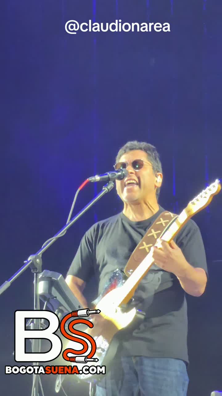 Video vertical de Claudio Narea y Los Prisioneros en Escenario Plaza, Parque Simón Bolívar, Bogotá, Colombia, 11 de octubre de 2026