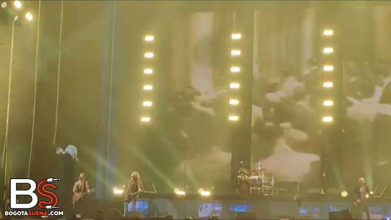 Fotograma del video de Def Leppard y Mötley Crüe en Parque Simón Bolívar, Bogotá 2023, video 1