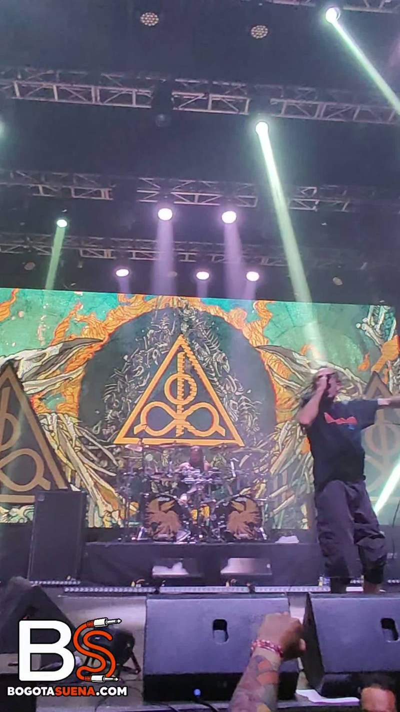 Fotograma del video de Lamb of God en Royal Center, Bogotá 2023, video 1